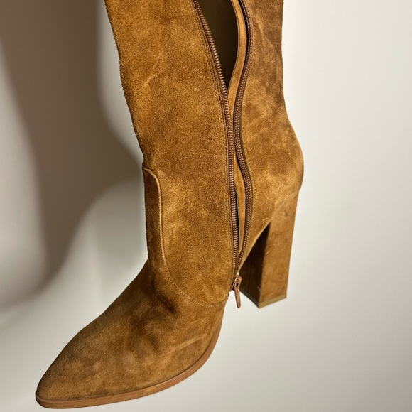 Raye x revolve suede knee high  boots - Picture 3 of 7